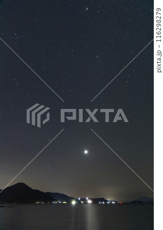 瀬戸内の秋の星景 夜明け前の空に昇る春の星座と金星 瀬戸内の秋の星景 夜明け前の空に昇る春の星座と金星 116298279