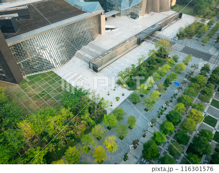 Aerial view of landscape in Shenzhen city,China 116301576