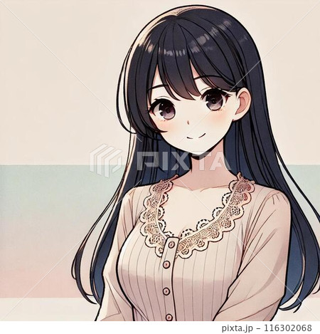 上半身の美少女002 116302068