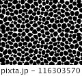 デフォルメされた水面・波紋のシンプルな背景テクスチャイラスト素材 116303570