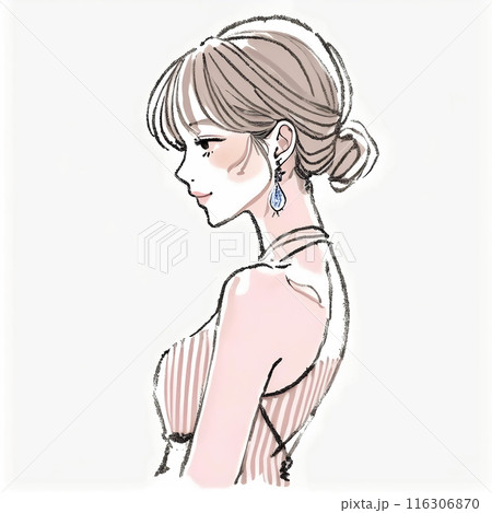 女性・女の子のイラスト素材 116306870