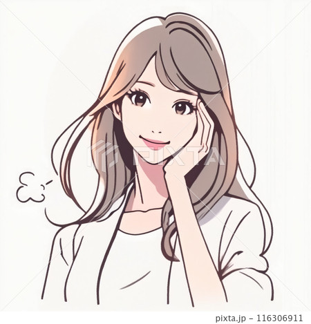 女性・女の子のイラスト素材 116306911