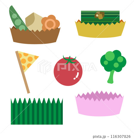 お弁当の脇役イラスト お弁当の脇役イラスト 116307826