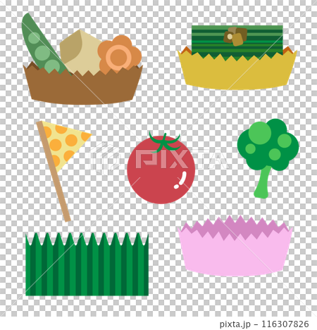 お弁当の脇役イラスト お弁当の脇役イラスト 116307826
