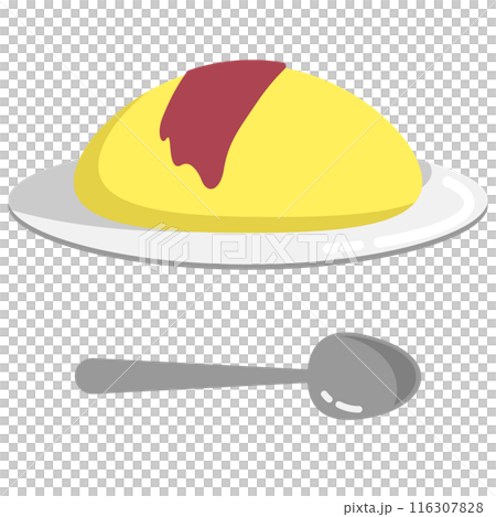 盤子裡的蛋包飯 盤子裡的蛋包飯 116307828