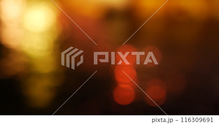 Vibrant Bokeh abstract blurred background music festival stage show performance party. Colorful bokeh background spark animate motion. Backdrop display with twinkling night life shape blinking light 116309691