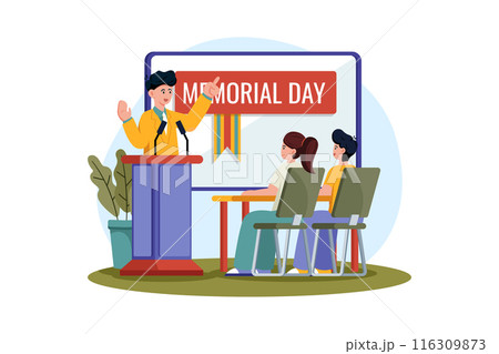 Schools organize assemblies and activities to educate students about the importance of Memorial Day. Schools organize assemblies and activities to educate students about the importance of Memorial Day. 116309873