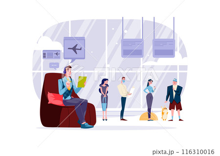 A man books tickets in advance to avoid long queues A man books tickets in advance to avoid long queues 116310016