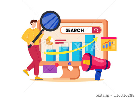 A search engine marketer creates and manages ad campaigns on search engines. 116310289