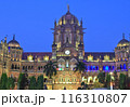 Chhatrapati Shivaji Terminus (CST) is a UNESCO World Heritage Site and an historic railway station in Mumbai, India. 116310807