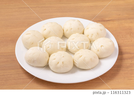 ミニ豚まん 冷凍状態 ミニ豚まん 冷凍状態 116311323