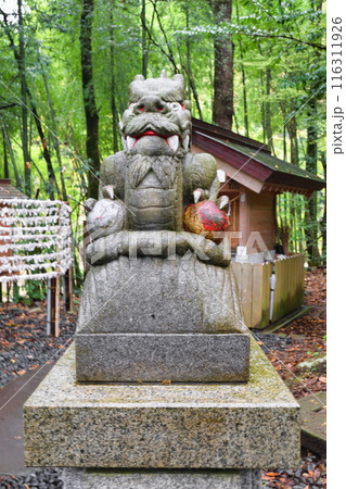 元伊勢籠神社　奥宮　眞名井神社　狛龍（京都府宮津市） 116311926