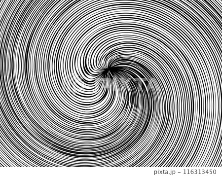 デスクトップ背景 うねりの線画　抑揚 116313450