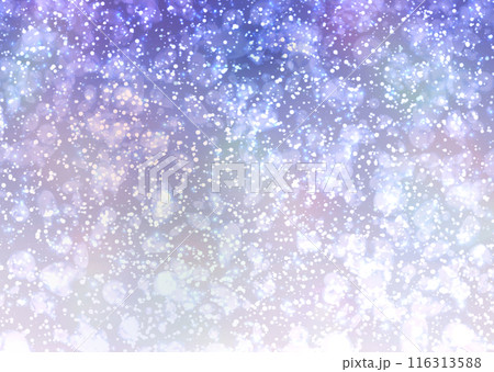 抽象的で幻想的なきらきら光るシンプルグラデーション背景壁紙イラストテクスチャ【紫、ピンク、緑】 116313588