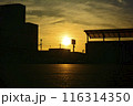 街に沈む夕日 116314350