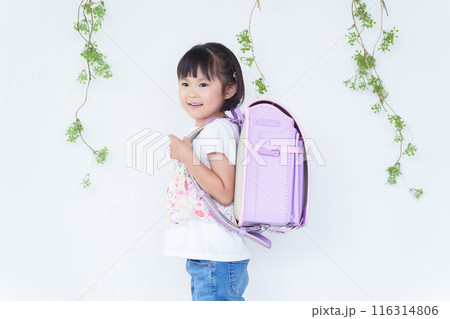 ランドセルを背負った小学生 ランドセルを背負った小学生 116314806