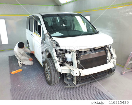 自動車鈑金塗装ブース08 116315429