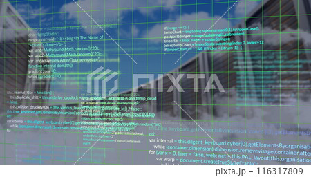 Image of data processing over computer servers 116317809