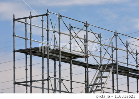 外部足場  (枠組足場)　イメージ 116318623