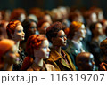 ダイバーシティについての講義を聞く人々 116319707