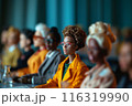 ダイバーシティ教育会議に参加する女性 116319990