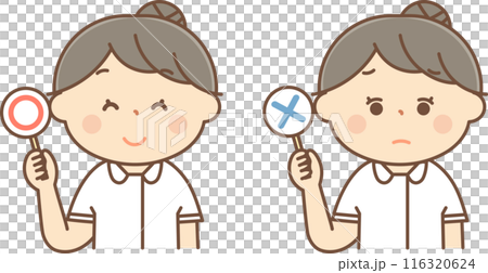 有圓圈和十字的女護士 有圓圈和十字的女護士 116320624