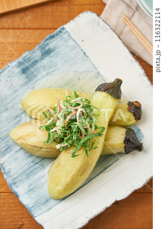 茄子の翡翠煮 116322114