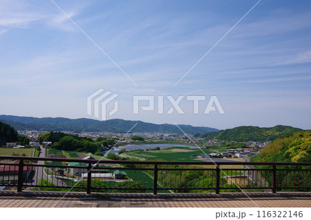 兵庫県淡路島 大日ダムから阿万・賀集方面を望む 兵庫県淡路島 大日ダムから阿万・賀集方面を望む 116322146