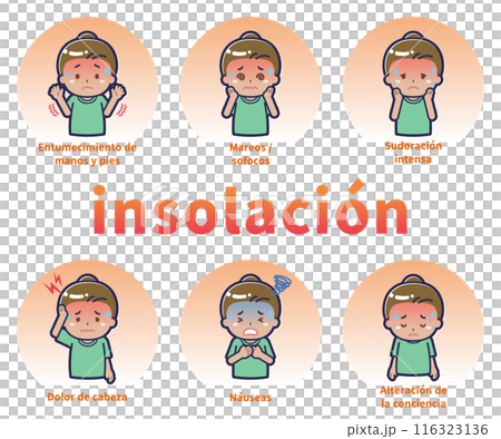 Foreign women complaining of various heatstroke symptoms Foreign women complaining of various heatstroke symptoms 116323136