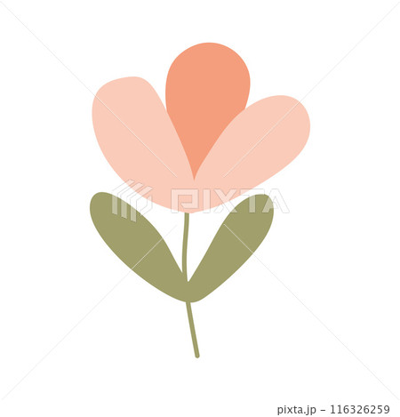 Houseplant icon. Flat design style modern vector illustration. Isolated on White background cartoon Design Element. Spring and Holiday concept Art for Decoration, Sticker, Card, Invitation. 116326259
