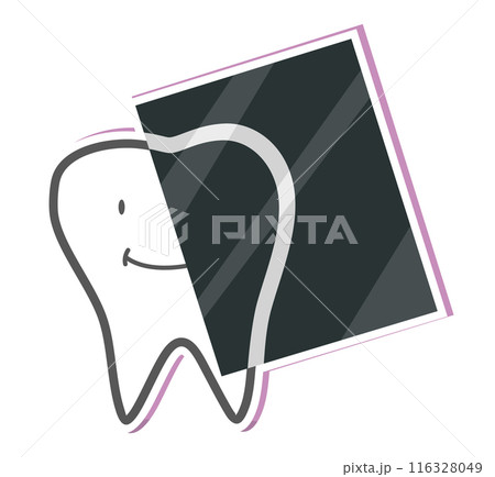 Teeth care treatment concepts. Healthy happy teeth. Vector illustration 116328049