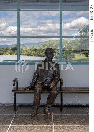 Statue of Ludovit Winter at the Colonnade Bridge, Piestany Statue of Ludovit Winter at the Colonnade Bridge, Piestany 116328128