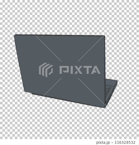 簡單的筆記型電腦插圖 116328532