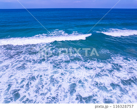 Aerial top view nature background of waves crashing in the ocean sea water, Drone view of sea waves in bird eye waves photo,Waves background Aerial top view nature background of waves crashing in the ocean sea water, Drone view of sea waves in bird eye waves photo,Waves background 116328757