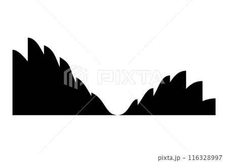 Sound wave. Audio digital equalizer technology, musical pulse vector Illustration. Voice line waveform or volume level symbol. Curve radio wave Sound wave. Audio digital equalizer technology, musical pulse vector Illustration. Voice line waveform or volume level symbol. Curve radio wave 116328997