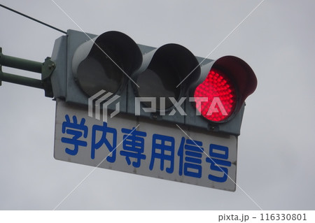 学内専用信号機　九州大学伊都キャンパス 116330801