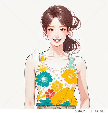 女性・女の子のイラスト素材　 116331816