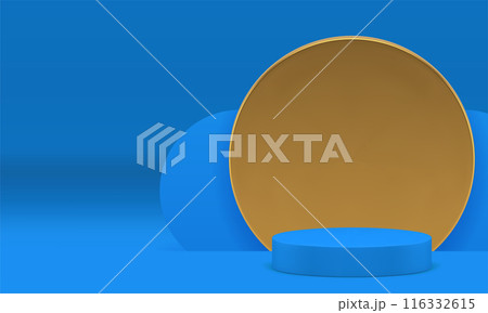 3d blue luxury showcase geometric podium pedestal for product presentation realistic vector 3d blue luxury showcase geometric podium pedestal for product presentation realistic vector 116332615
