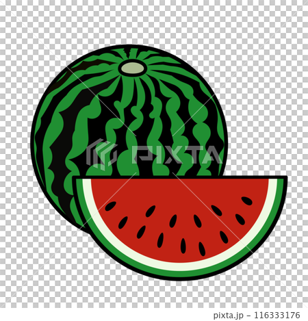 watermelon illustration 116333176