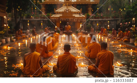 Vesak Festival . spiritual significance 116333887