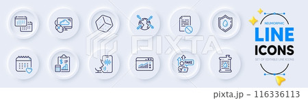 Voicemail, Dice and Oil barrel line icons for web app. Pack of World vaccination, Healthcare calendar, Report pictogram icons. Blood donation, Wrong file, Fake internet signs. Vector Voicemail, Dice and Oil barrel line icons for web app. Pack of World vaccination, Healthcare calendar, Report pictogram icons. Blood donation, Wrong file, Fake internet signs. Vector 116336113