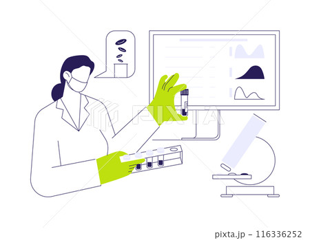 Complete blood count abstract concept vector illustration. 116336252