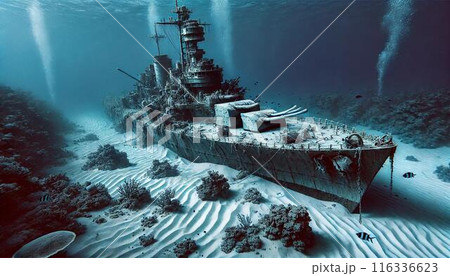 沈没した戦艦 116336623