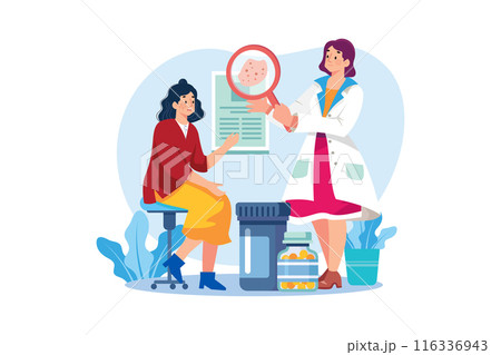 Couple watching live television Illustration concept 116336943