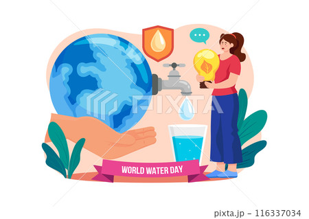 World Events Illustration concept. A flat illustration isolated on white background 116337034