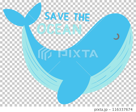 Kid hand drawn cute ecology world earth day element whale save the ocean Kid hand drawn cute ecology world earth day element whale save the ocean 116337674