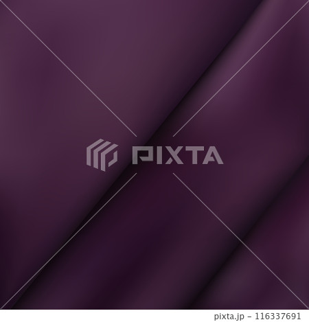 Dark wrinkled fabric. Textile sampler. Fashion Style. Eps 10 116337691