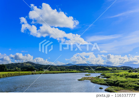下殿橋(鹿児島県伊佐市大口下殿)から見る川内川 下殿橋(鹿児島県伊佐市大口下殿)から見る川内川 116337777