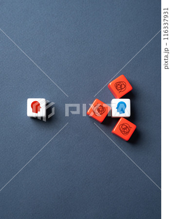 Verbal conflict between people. Name-calling and insults. Cope with stress and stop psychological pressure from your opponent. Withstand the blow. 116337931