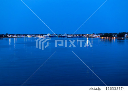 Keramoti, Greece evening view, restaurants 116338574
